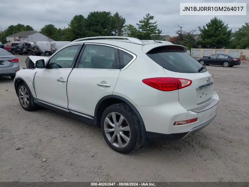 2016 Infiniti Qx50 VIN: JN1BJ0RR1GM264017 Lot: 40263547