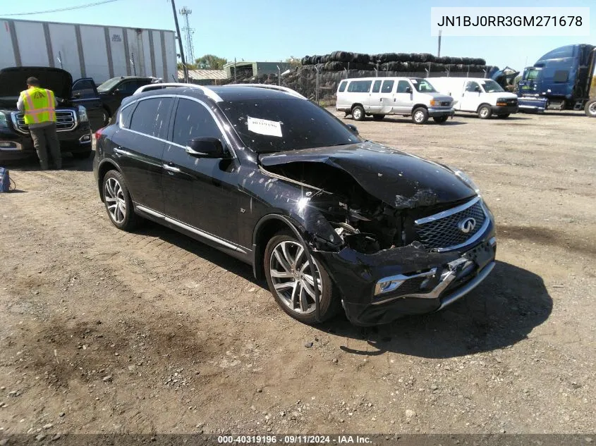 2016 Infiniti Qx50 VIN: JN1BJ0RR3GM271678 Lot: 40319196