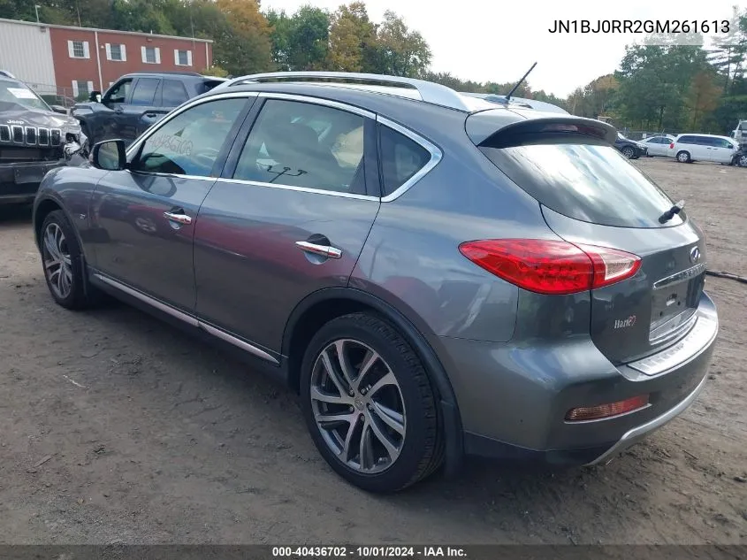 JN1BJ0RR2GM261613 2016 Infiniti Qx50