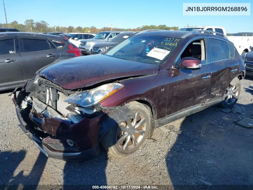 2016 Infiniti Qx50 VIN: JN1BJ0RR9GM268896 Lot: 40604742