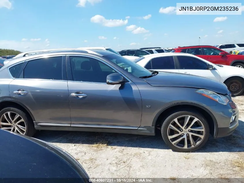 2016 Infiniti Qx50 VIN: JN1BJ0RP2GM235236 Lot: 40607231