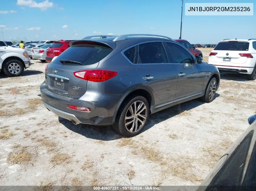 2016 Infiniti Qx50 VIN: JN1BJ0RP2GM235236 Lot: 40607231