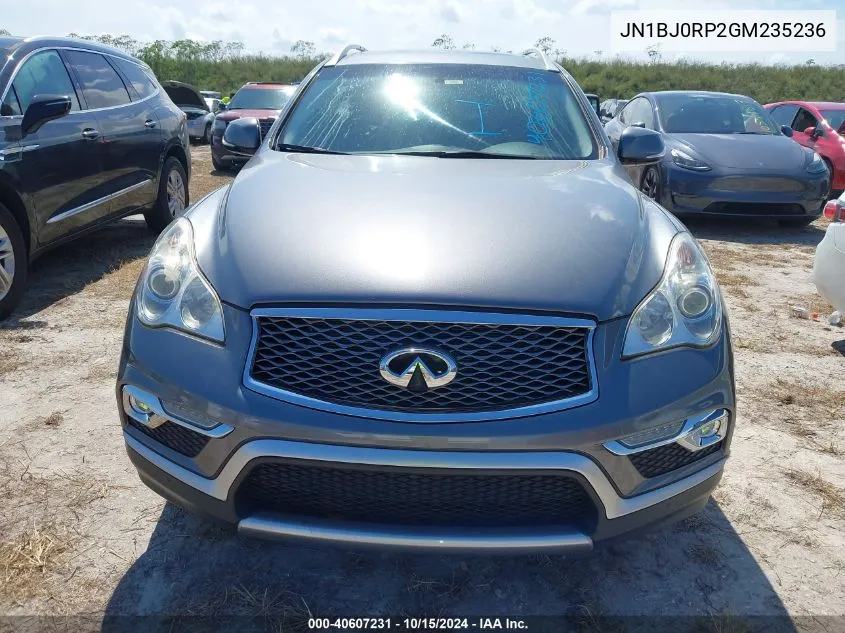 2016 Infiniti Qx50 VIN: JN1BJ0RP2GM235236 Lot: 40607231