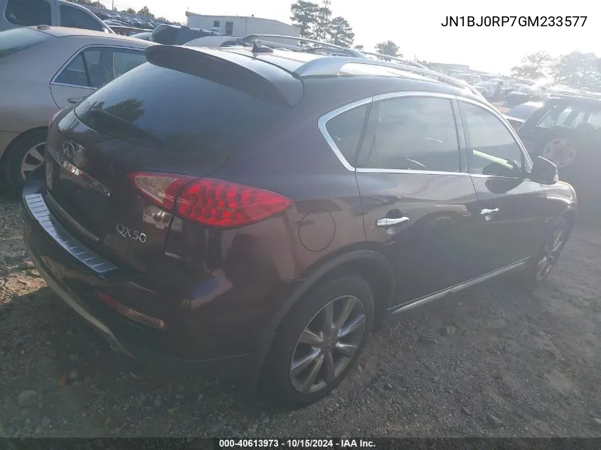 2016 Infiniti Qx50 VIN: JN1BJ0RP7GM233577 Lot: 40613973