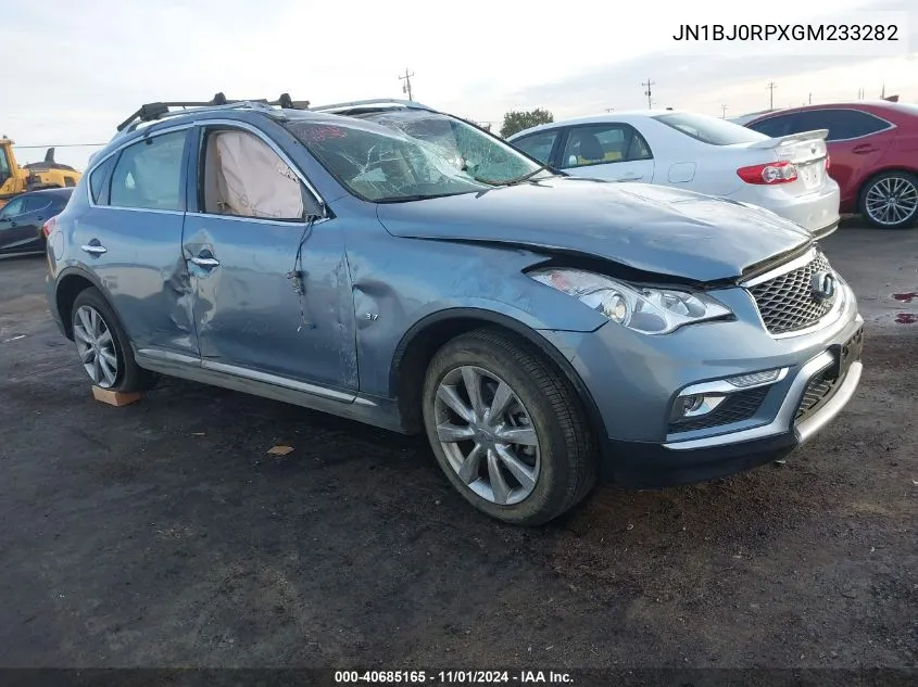 2016 Infiniti Qx50 VIN: JN1BJ0RPXGM233282 Lot: 40685165