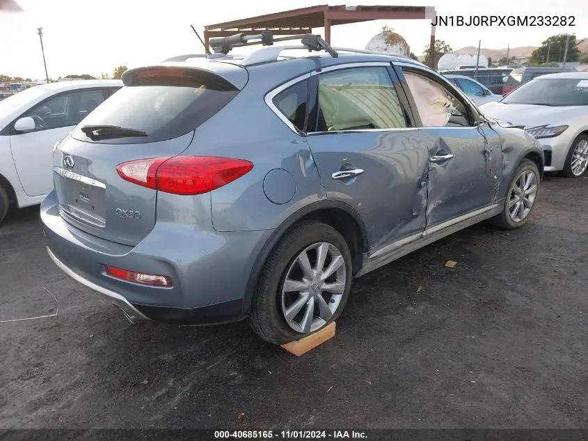 2016 Infiniti Qx50 VIN: JN1BJ0RPXGM233282 Lot: 40685165