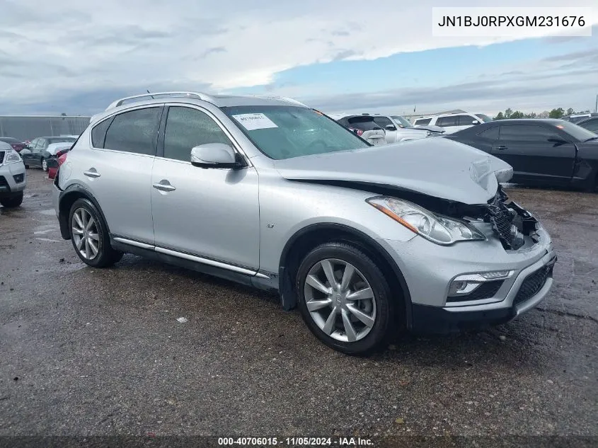 2016 Infiniti Qx50 VIN: JN1BJ0RPXGM231676 Lot: 40706015