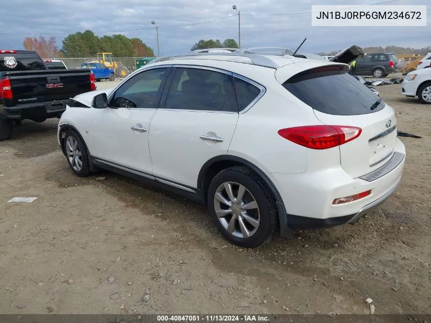 2016 Infiniti Qx50 VIN: JN1BJ0RP6GM234672 Lot: 40847051