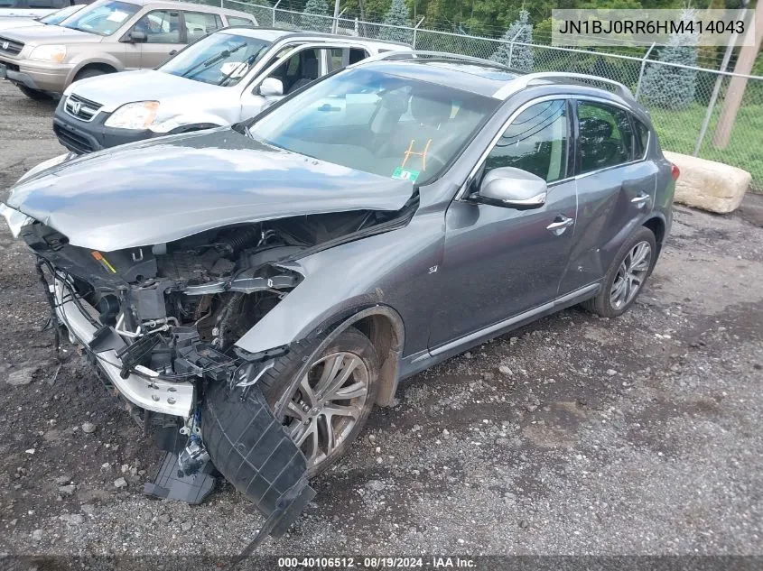 2017 Infiniti Qx50 VIN: JN1BJ0RR6HM414043 Lot: 40106512