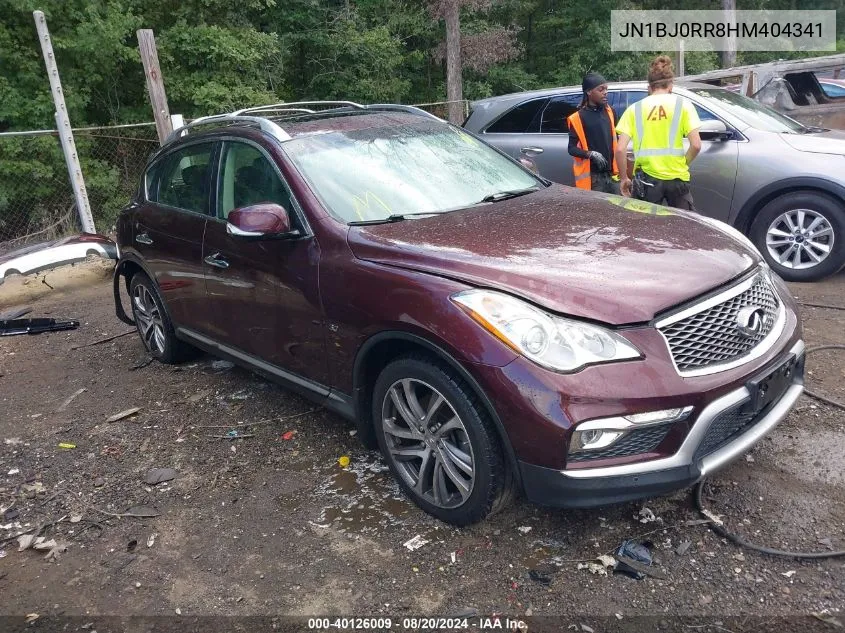 2017 Infiniti Qx50 VIN: JN1BJ0RR8HM404341 Lot: 40126009