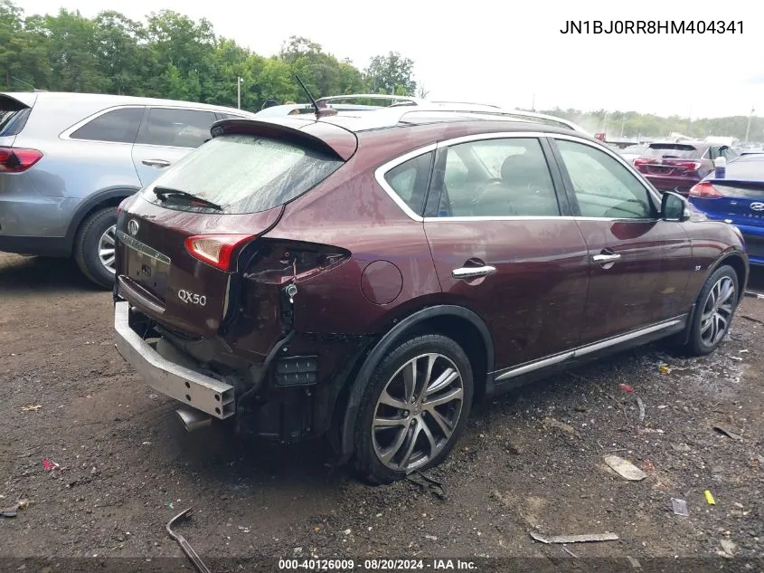 2017 Infiniti Qx50 VIN: JN1BJ0RR8HM404341 Lot: 40126009