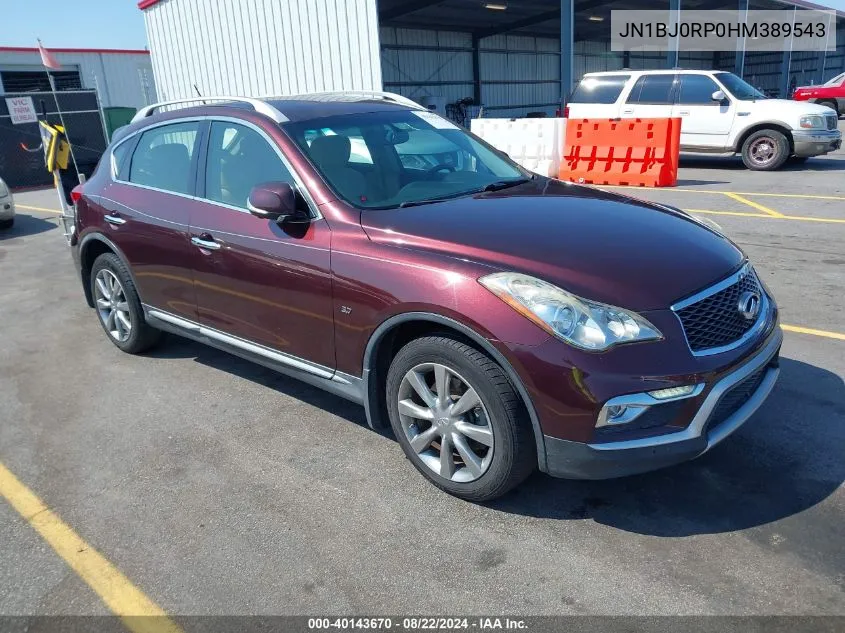 JN1BJ0RP0HM389543 2017 Infiniti Qx50