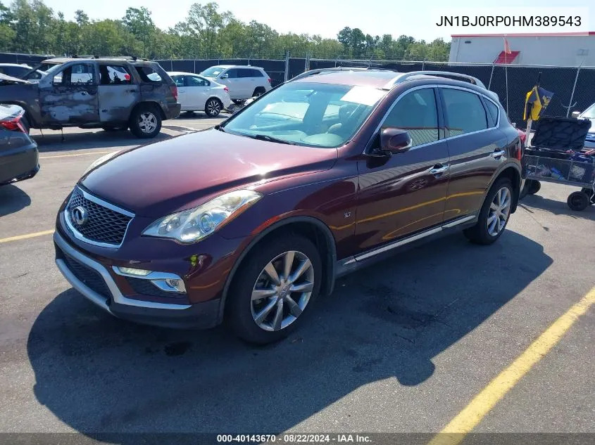 2017 Infiniti Qx50 VIN: JN1BJ0RP0HM389543 Lot: 40143670