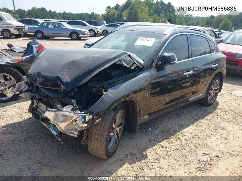 2017 Infiniti Qx50 VIN: JN1BJ0RP0HM386836 Lot: 40202811