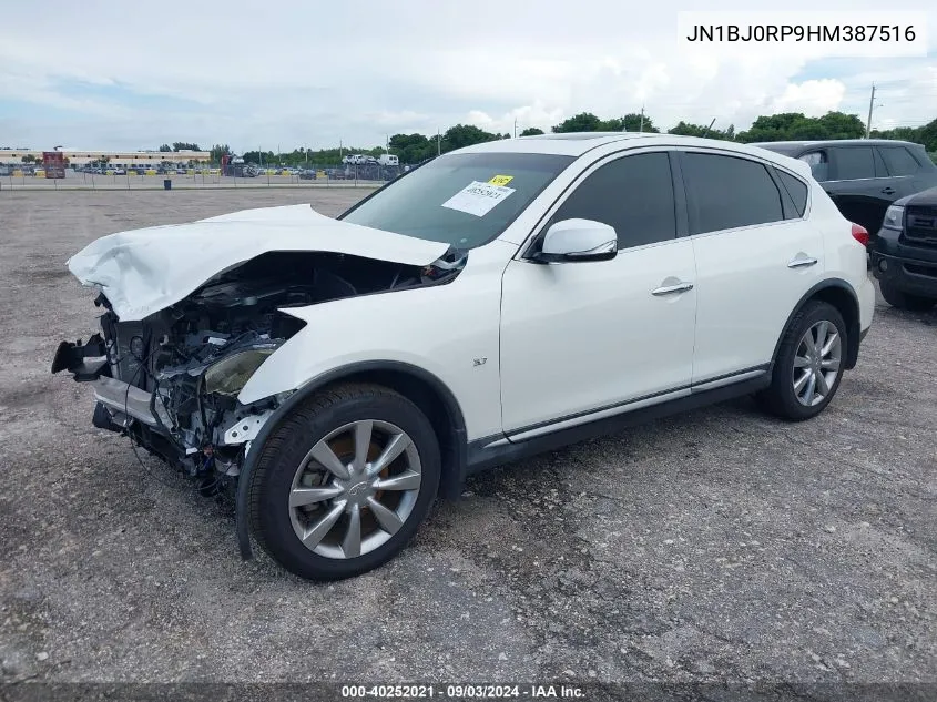 2017 Infiniti Qx50 VIN: JN1BJ0RP9HM387516 Lot: 40252021