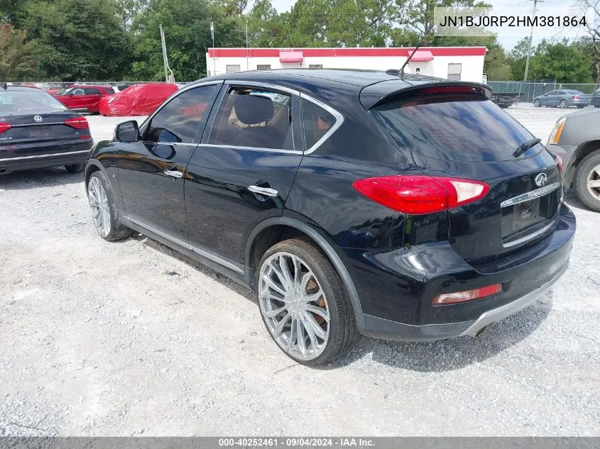 JN1BJ0RP2HM381864 2017 Infiniti Qx50