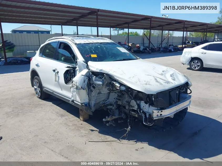 2017 Infiniti Qx50 VIN: JN1BJ0RP6HM389398 Lot: 40459619