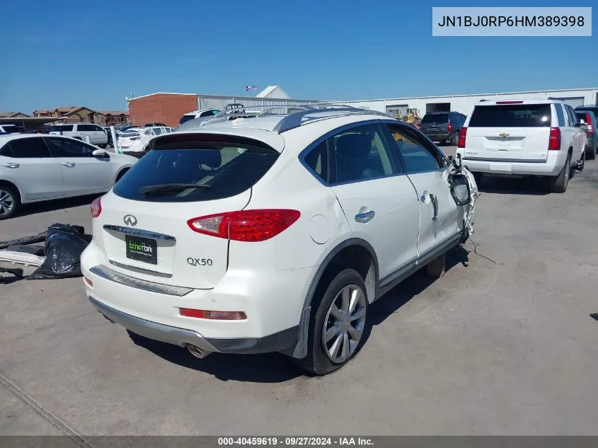 2017 Infiniti Qx50 VIN: JN1BJ0RP6HM389398 Lot: 40459619