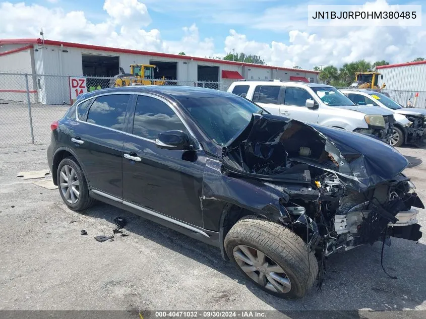 2017 Infiniti Qx50 VIN: JN1BJ0RP0HM380485 Lot: 40471032