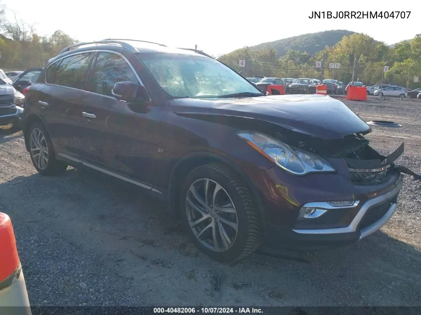 2017 Infiniti Qx50 VIN: JN1BJ0RR2HM404707 Lot: 40482006