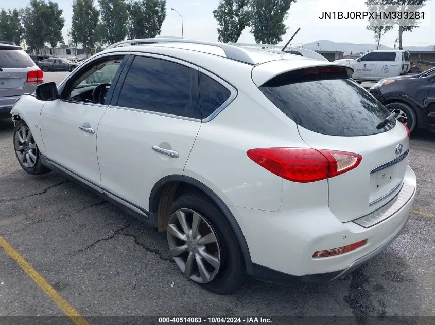 JN1BJ0RPXHM383281 2017 Infiniti Qx50