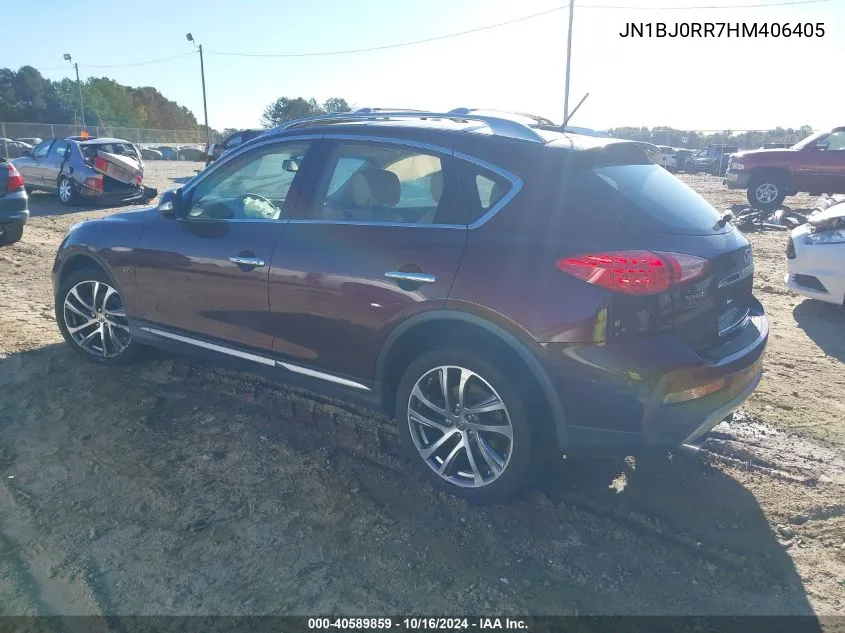 JN1BJ0RR7HM406405 2017 Infiniti Qx50