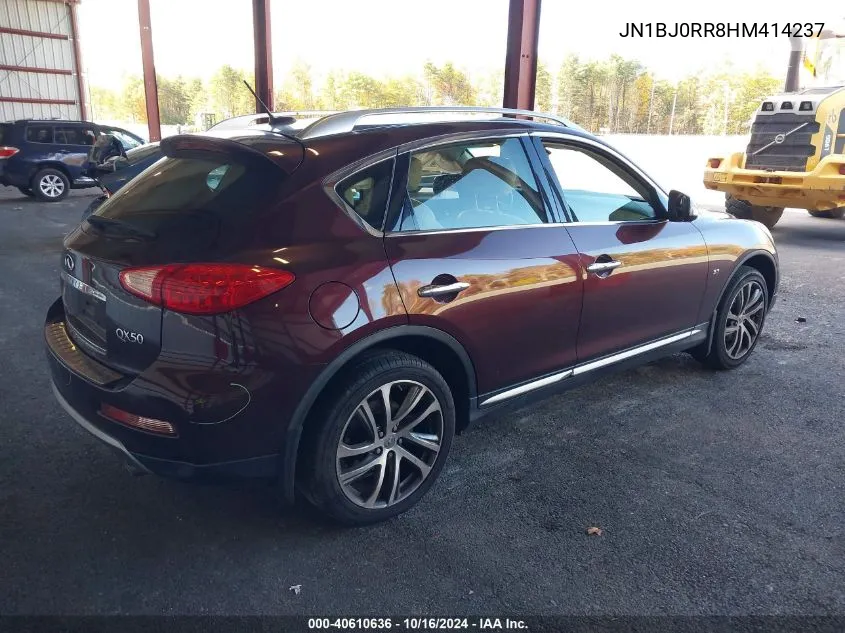 2017 Infiniti Qx50 VIN: JN1BJ0RR8HM414237 Lot: 40610636