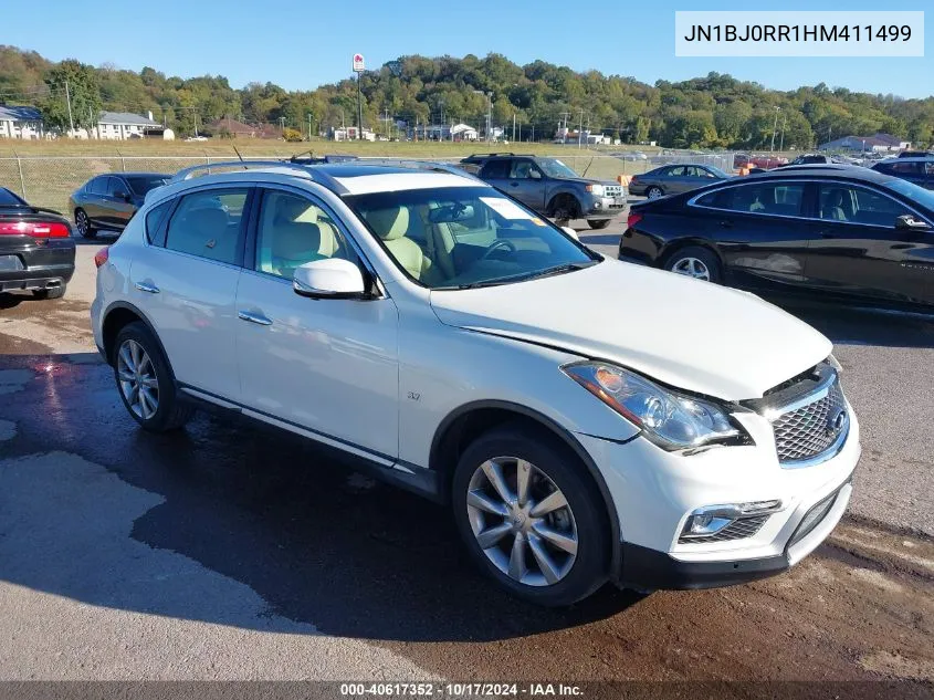 2017 Infiniti Qx50 VIN: JN1BJ0RR1HM411499 Lot: 40617352