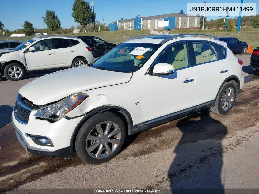 2017 Infiniti Qx50 VIN: JN1BJ0RR1HM411499 Lot: 40617352