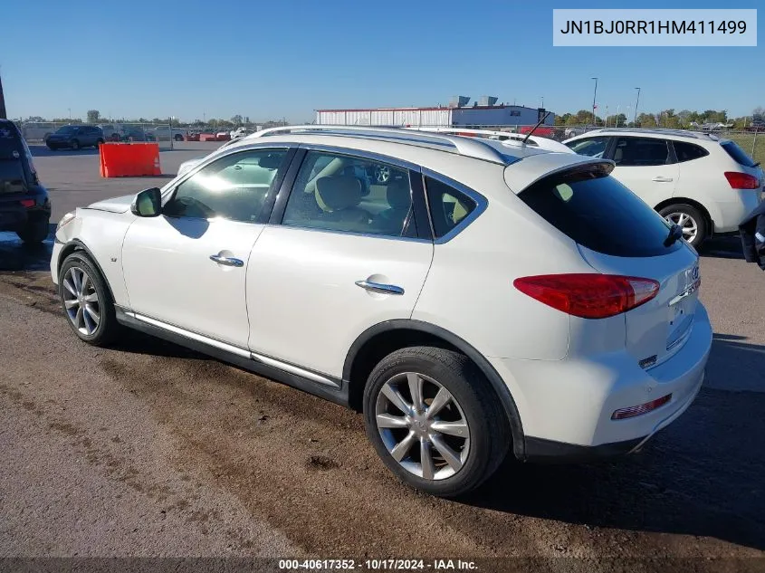 2017 Infiniti Qx50 VIN: JN1BJ0RR1HM411499 Lot: 40617352