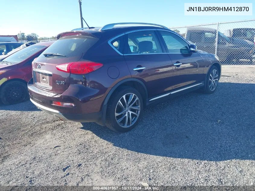 2017 Infiniti Qx50 VIN: JN1BJ0RR9HM412870 Lot: 40631957