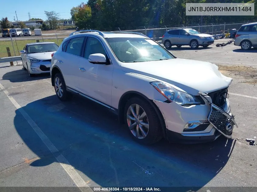 JN1BJ0RRXHM411484 2017 Infiniti Qx50