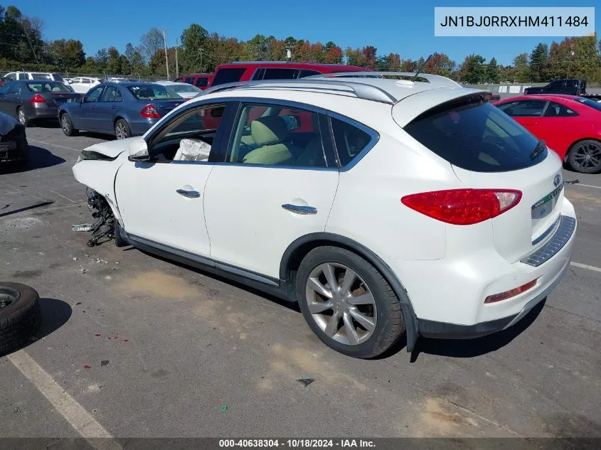 2017 Infiniti Qx50 VIN: JN1BJ0RRXHM411484 Lot: 40638304