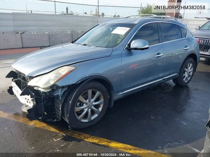 2017 Infiniti Qx50 VIN: JN1BJ0RP2HM382058 Lot: 40719145