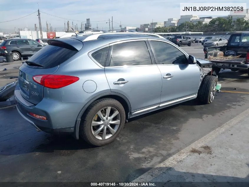 2017 Infiniti Qx50 VIN: JN1BJ0RP2HM382058 Lot: 40719145