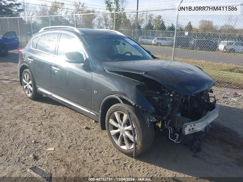 2017 Infiniti Qx50 VIN: JN1BJ0RR7HM411586 Lot: 40752751