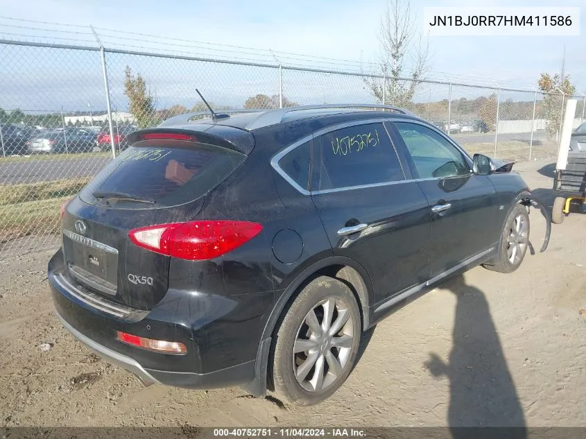 2017 Infiniti Qx50 VIN: JN1BJ0RR7HM411586 Lot: 40752751