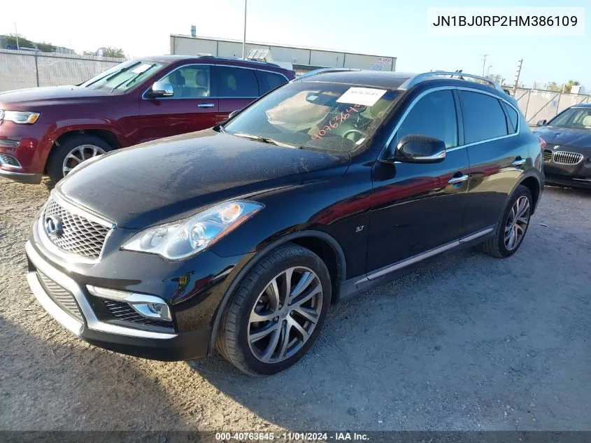 2017 Infiniti Qx50 VIN: JN1BJ0RP2HM386109 Lot: 40763645