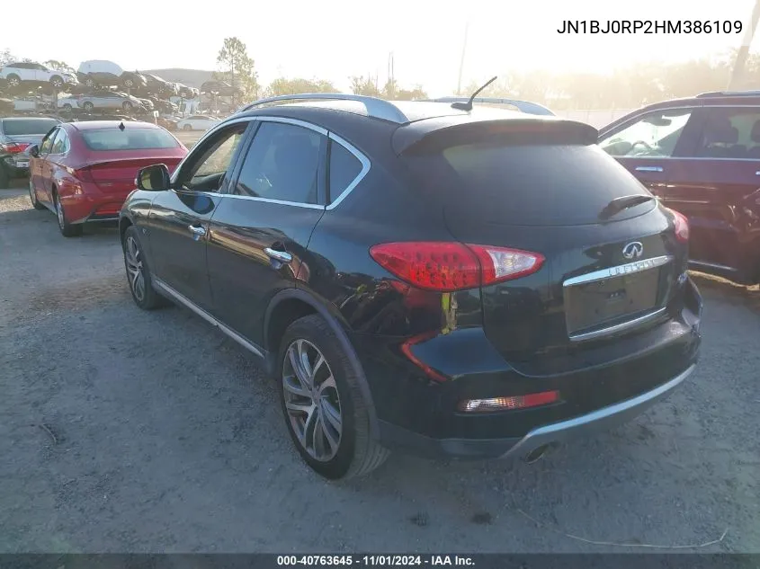 2017 Infiniti Qx50 VIN: JN1BJ0RP2HM386109 Lot: 40763645