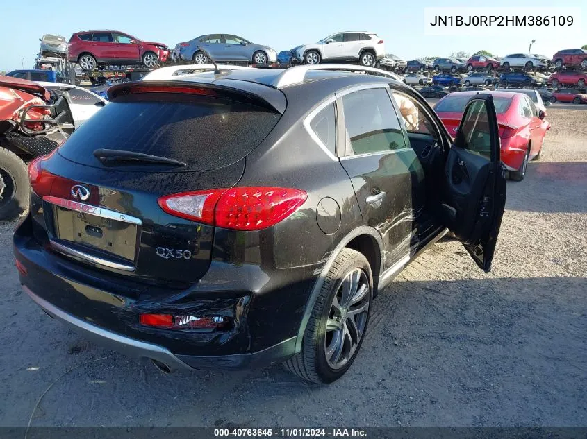 2017 Infiniti Qx50 VIN: JN1BJ0RP2HM386109 Lot: 40763645