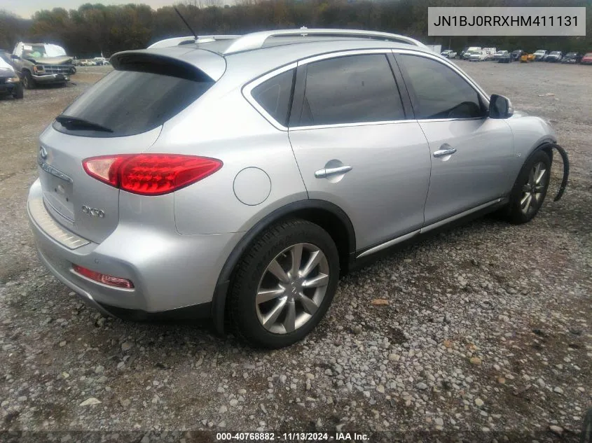 2017 Infiniti Qx50 VIN: JN1BJ0RRXHM411131 Lot: 40768882