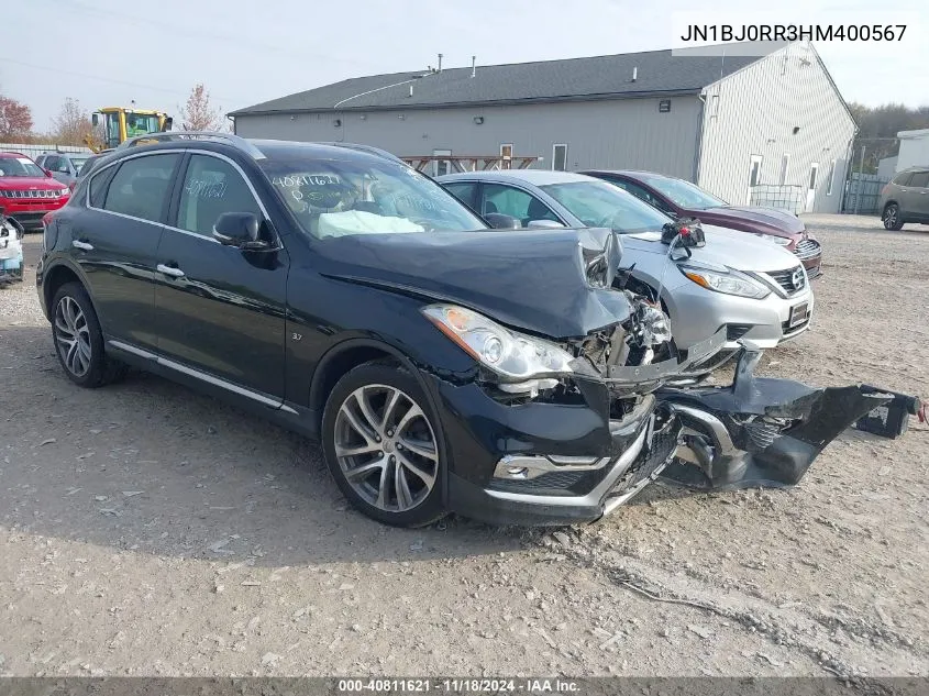 2017 Infiniti Qx50 VIN: JN1BJ0RR3HM400567 Lot: 40811621