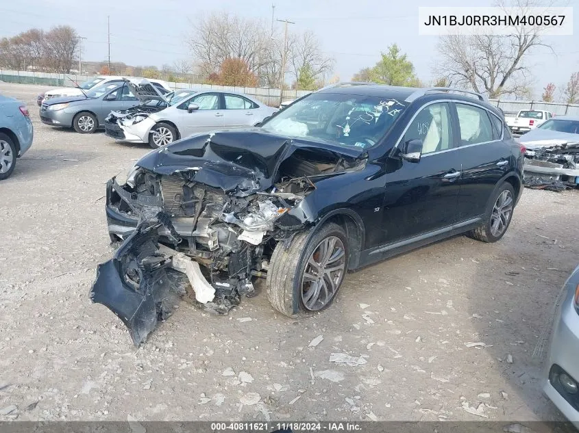 2017 Infiniti Qx50 VIN: JN1BJ0RR3HM400567 Lot: 40811621