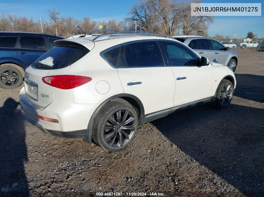 2017 Infiniti Qx50 VIN: JN1BJ0RR6HM401275 Lot: 40871297