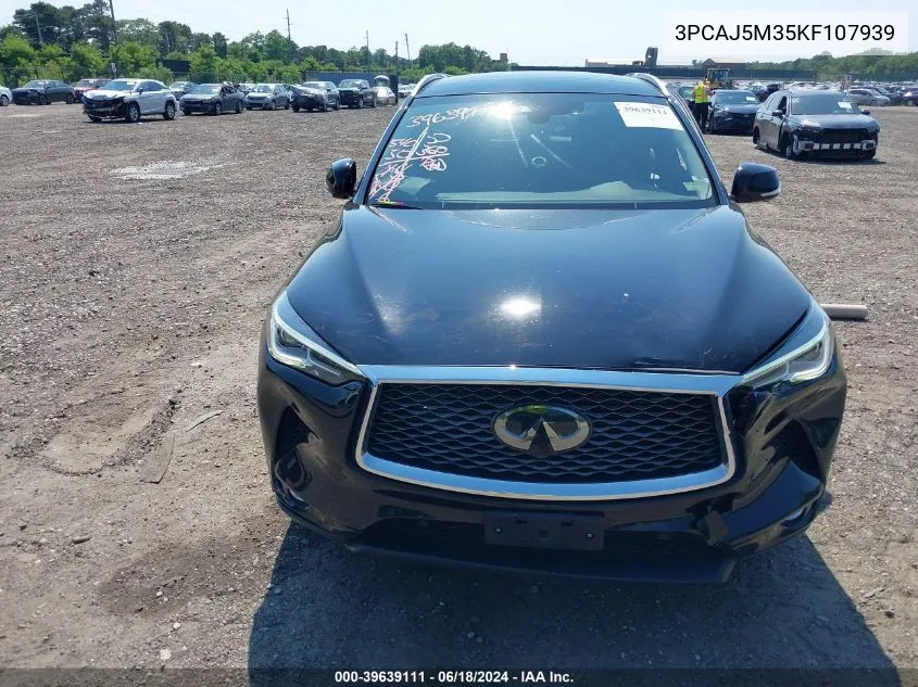 2019 Infiniti Qx50 Essential VIN: 3PCAJ5M35KF107939 Lot: 39639111