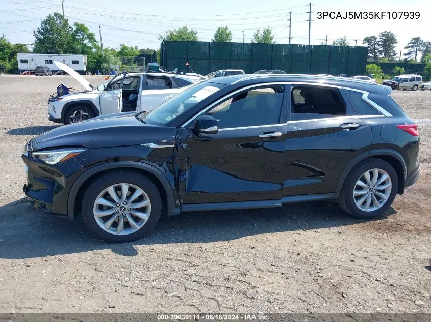 2019 Infiniti Qx50 Essential VIN: 3PCAJ5M35KF107939 Lot: 39639111