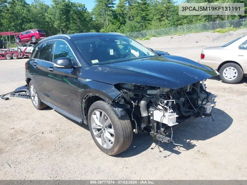 2019 Infiniti Qx50 Luxe VIN: 3PCAJ5M19KF131191 Lot: 39777874