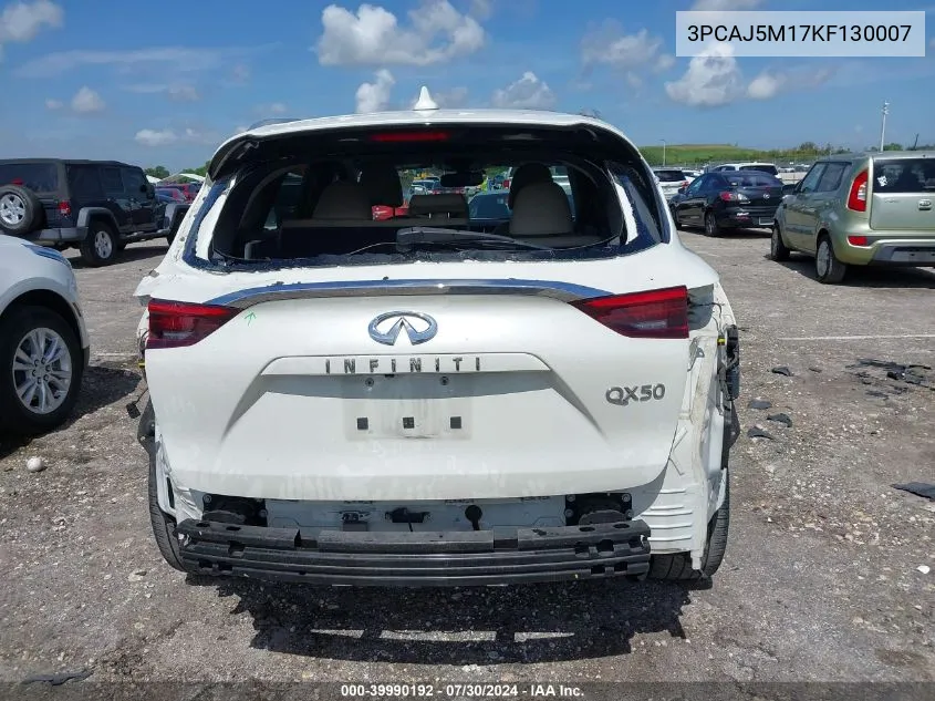 3PCAJ5M17KF130007 2019 Infiniti Qx50 Luxe