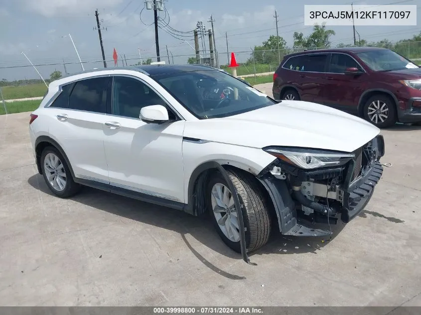 3PCAJ5M12KF117097 2019 Infiniti Qx50 Essential