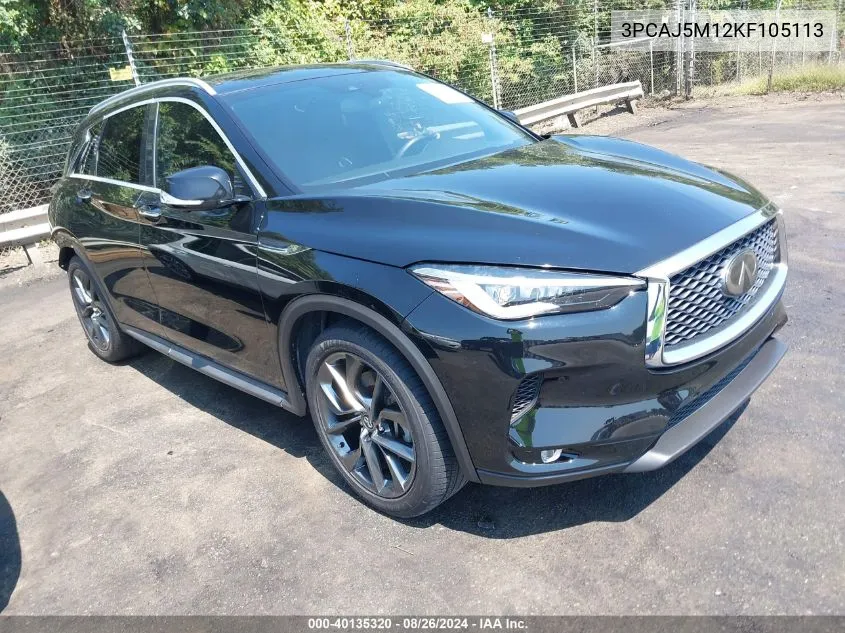 3PCAJ5M12KF105113 2019 Infiniti Qx50 Essential